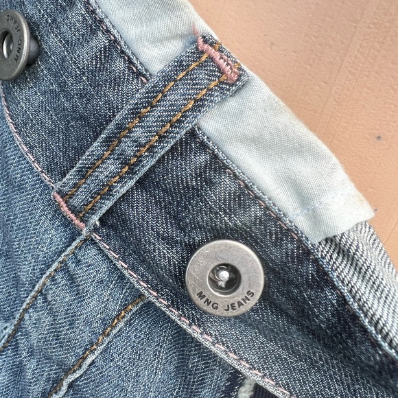 MING JEANS DISTRESSED DENIM SKIRT SIZE 4 - Picture 9 of 12